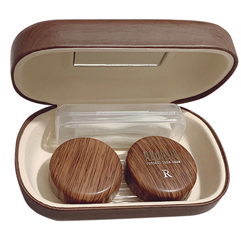 Men Accessories Kit Bag - صندوق تخزين وتنظيم للسفر مع مرآة،