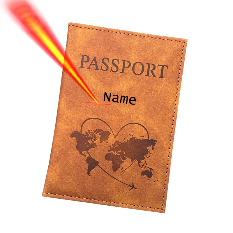 Men Accessories Name - اسم شخصي حامل جواز السفر محفظة