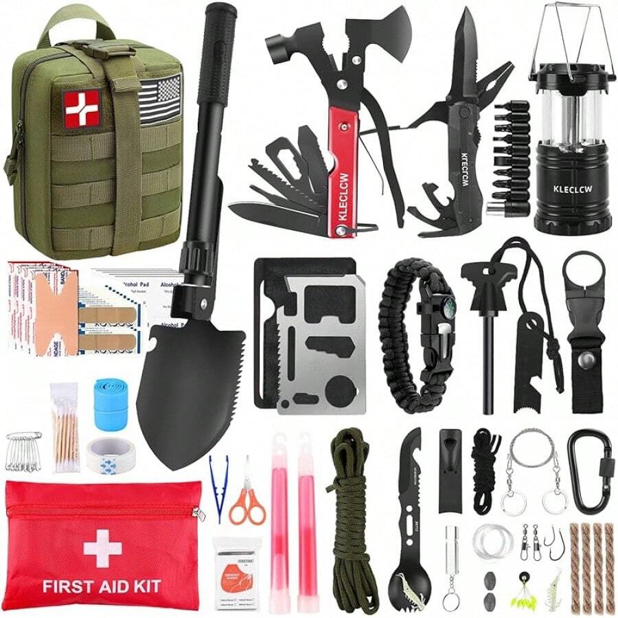 Men Accessories Kit Bag - مجموعة أدوات النجاة والإسعافات الأولية، 160