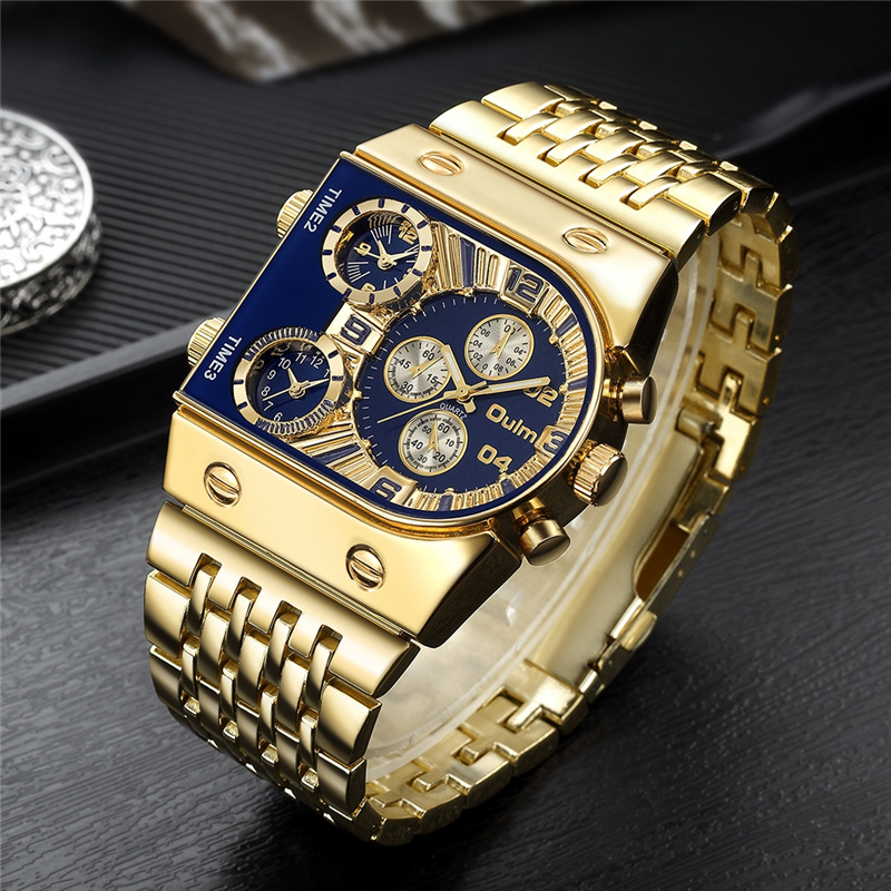 Men'S Accessories Luxury Brands - ساعات Oulm-Quartz للرجال ، ساعة يد