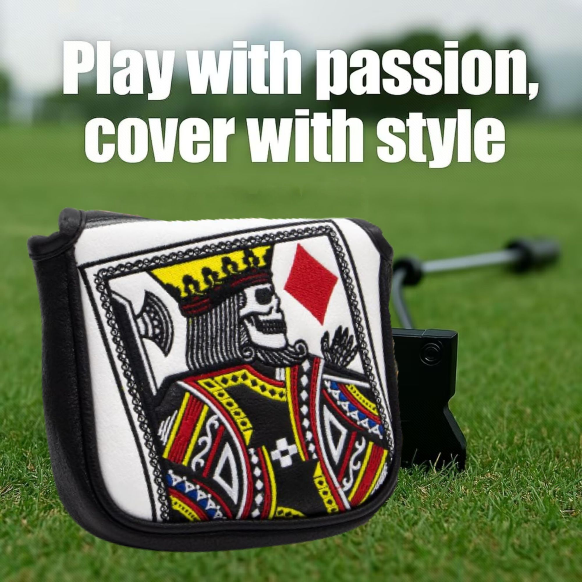 مضرب مطرقة مطرزة ملك القلوب مع - مراجعة Men'S Accessories Golf وسعره