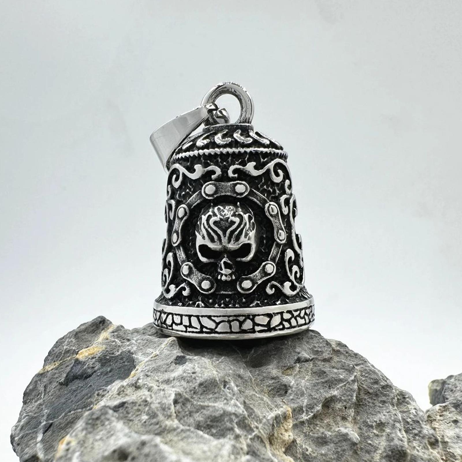 جرس على شكل جمجمة للدراجات الن - مراجعة Men Accessories Hand وسعره