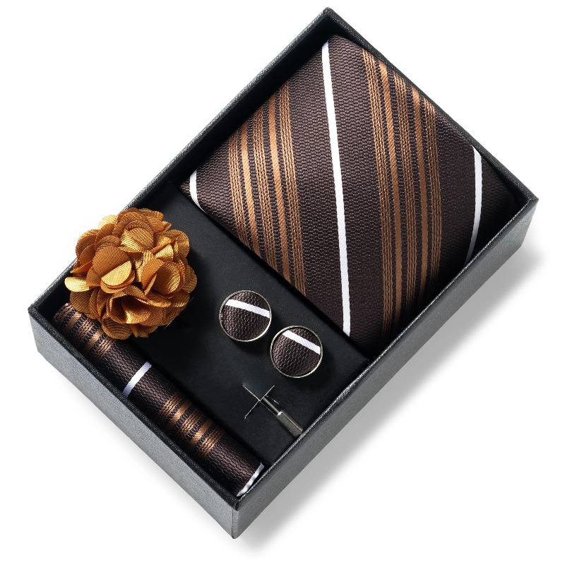 علبة هدايا ربطات العنق الفاخرة - مراجعة Neck Tie Set Box وسعره