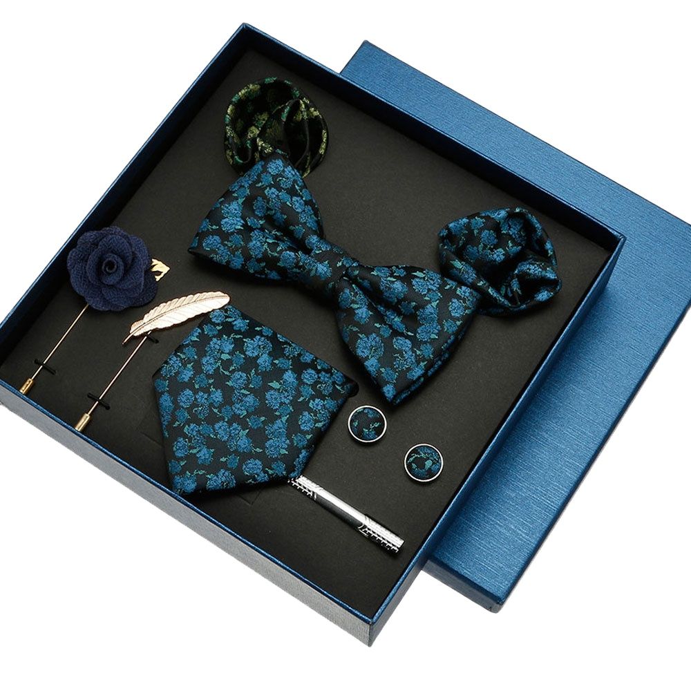 الفاخرة الحرير التعادل Hankies - مراجعة Neck Tie Set Box وسعره