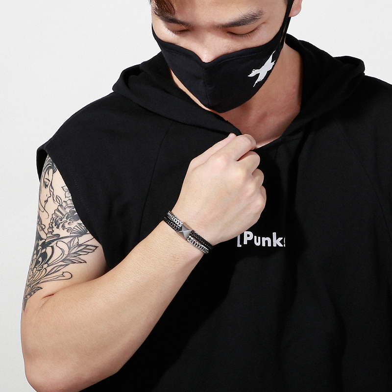 أساور كالين الشبكية المزدوجة ا - مراجعة Men Accessories Singapore وسعره