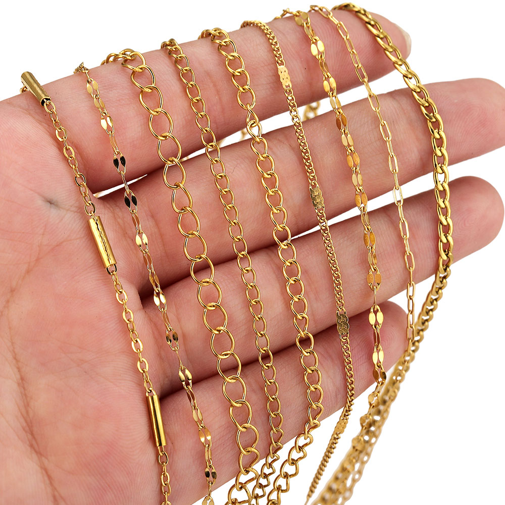 سلاسل طويلة من الفولاذ المقاوم - مراجعة Men Accessories Hand وسعره