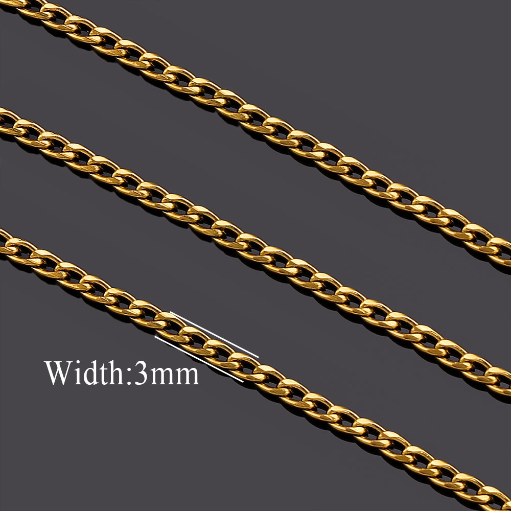 سلاسل طويلة من الفولاذ المقاوم - مراجعة Men Accessories Hand وسعره