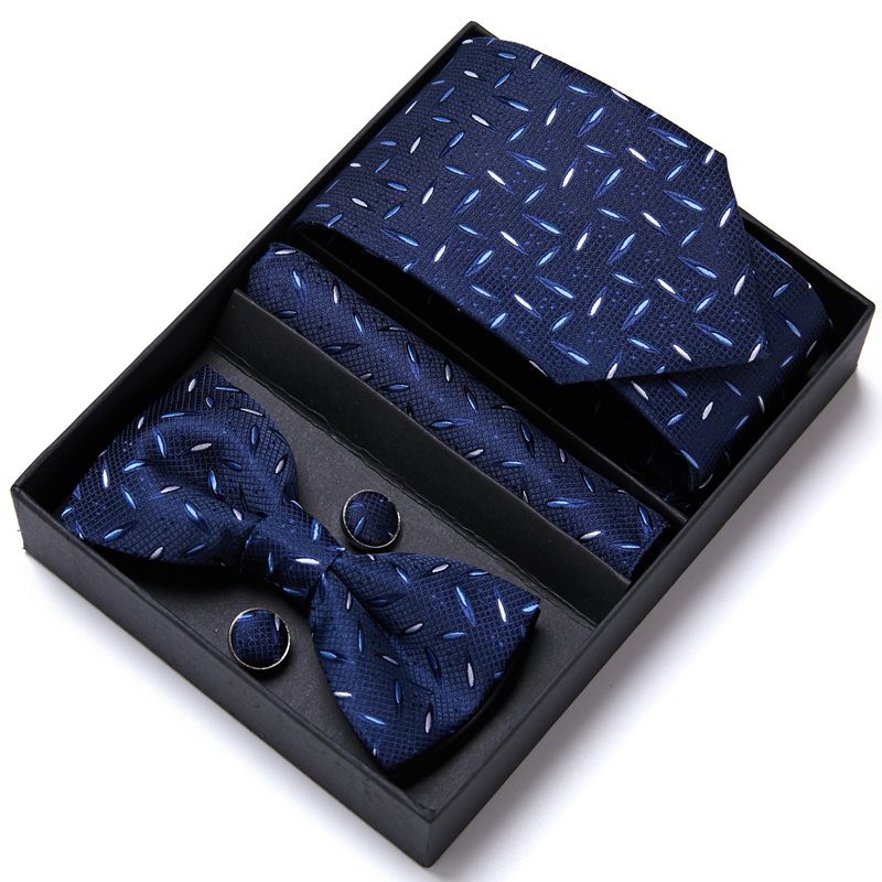 ربطة عنق للرجال فستان رسمي سهر - مراجعة Neck Tie Set Box وسعره