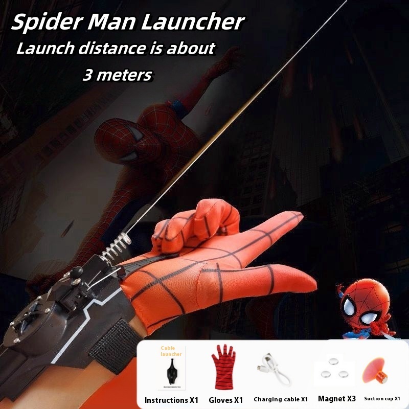 جهاز إطلاق شبكة سبايدر مان من  - مراجعة Men Accessories Hand وسعره