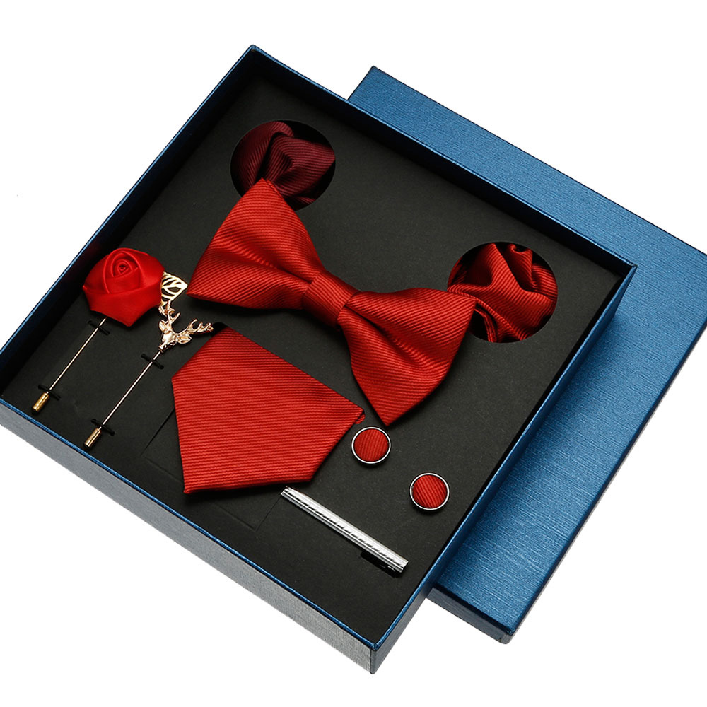 عادي التعادل مجموعة للرجال بلو - مراجعة Neck Tie Set Box وسعره